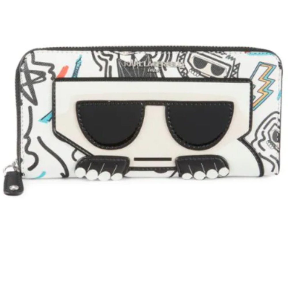 Maybelle Print Zip-Around Wallet
